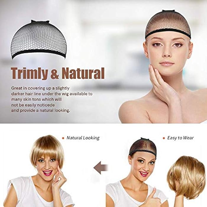 Lemacyh Wig Caps,8 Pack Fishnet Wig Caps Thicker and Strong Thread Durable and Breathable - Image 3